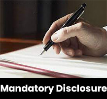 mandatory disclosure
